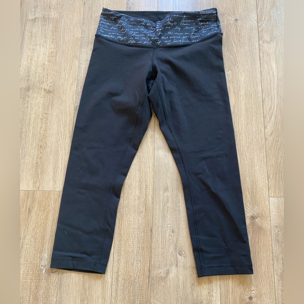 Lululemon Wunder Under Crop Leggings